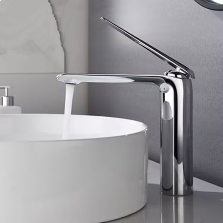 Aifei K-97345/K-97347/K-97348-4-Cp All-Copper Basin Faucet Hot and Cold Water Faucet