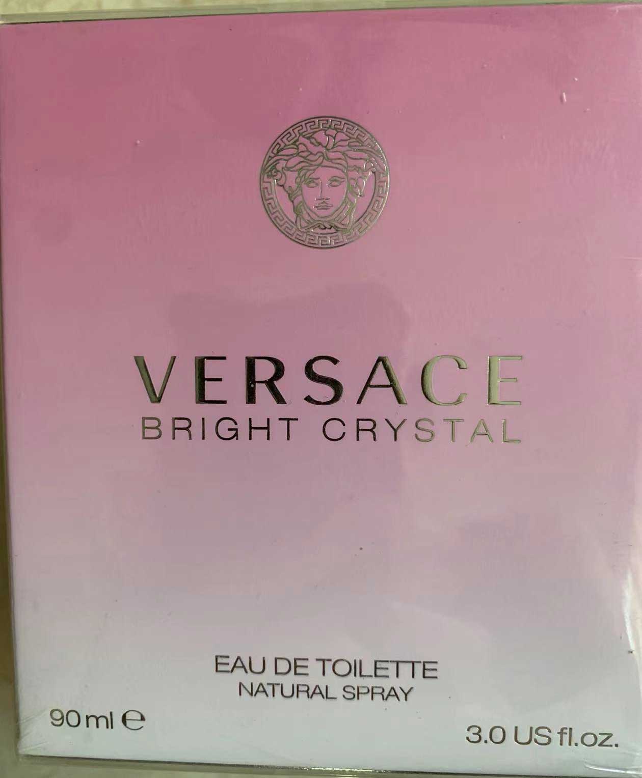 U.S. direct mail VERSACE Versace fragrance love crystal powder diamond crystal diamond ladies perfume 90ML lasting flower and fruit fragrance