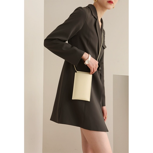 Маленькая сумка для телефона, кожаный мобильный телефон, небольшая сумка, из натуральной кожи