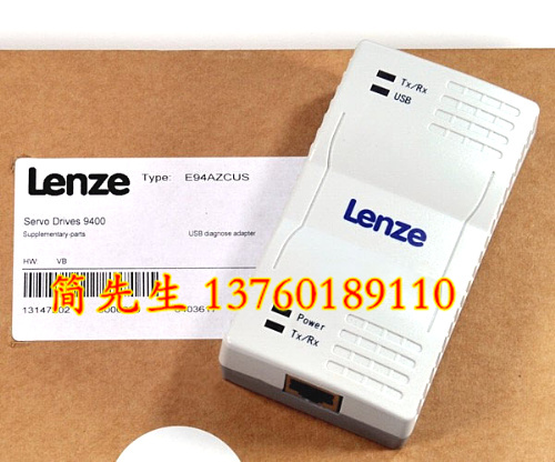 Lenze Usb Diagnostic Adapter E94AZCUS Lenze USB Diagnostic Adapter New