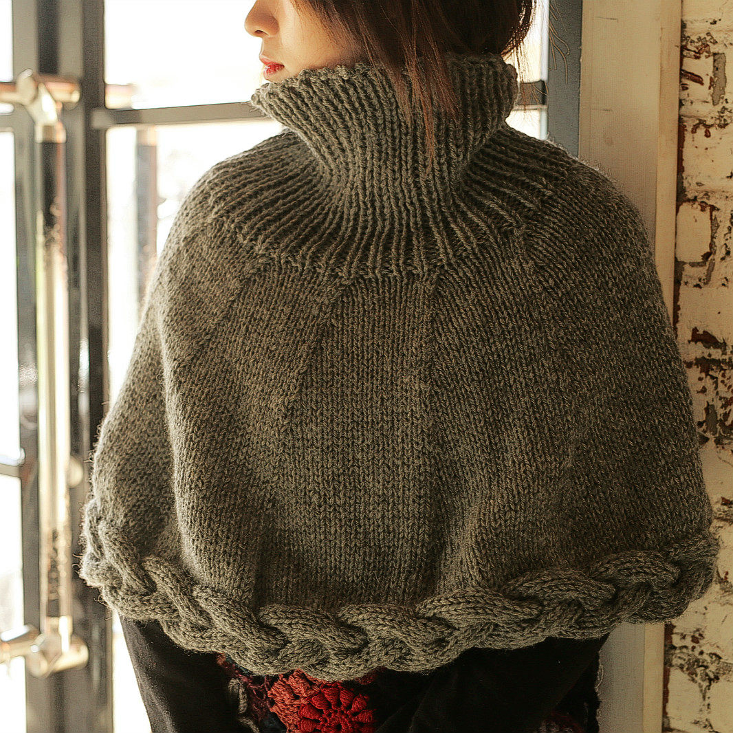 Warm ~ original pure handmade pure wool knitted shawl scarf autumn and winter