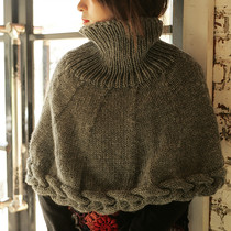 Warm ~ original pure wool thread knitted shawl scarf Autumn Winter