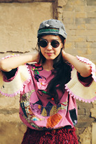 Clearance ~ Sky City ~ Original design sense embroidery old embroidery dress Moon Sun home