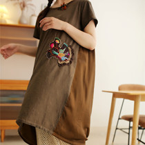 Hui ~ Design relaxed spring and summer dragonfly dress
