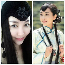 Allure ~~ Qianai original literature and art fan retro pure hand knitting art fan Republic of China classical Chinese clothing female hat
