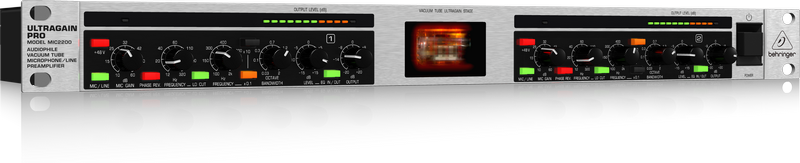 Stock MIC2200 2ch Microphone Line Preamplifier Calls For Shipment