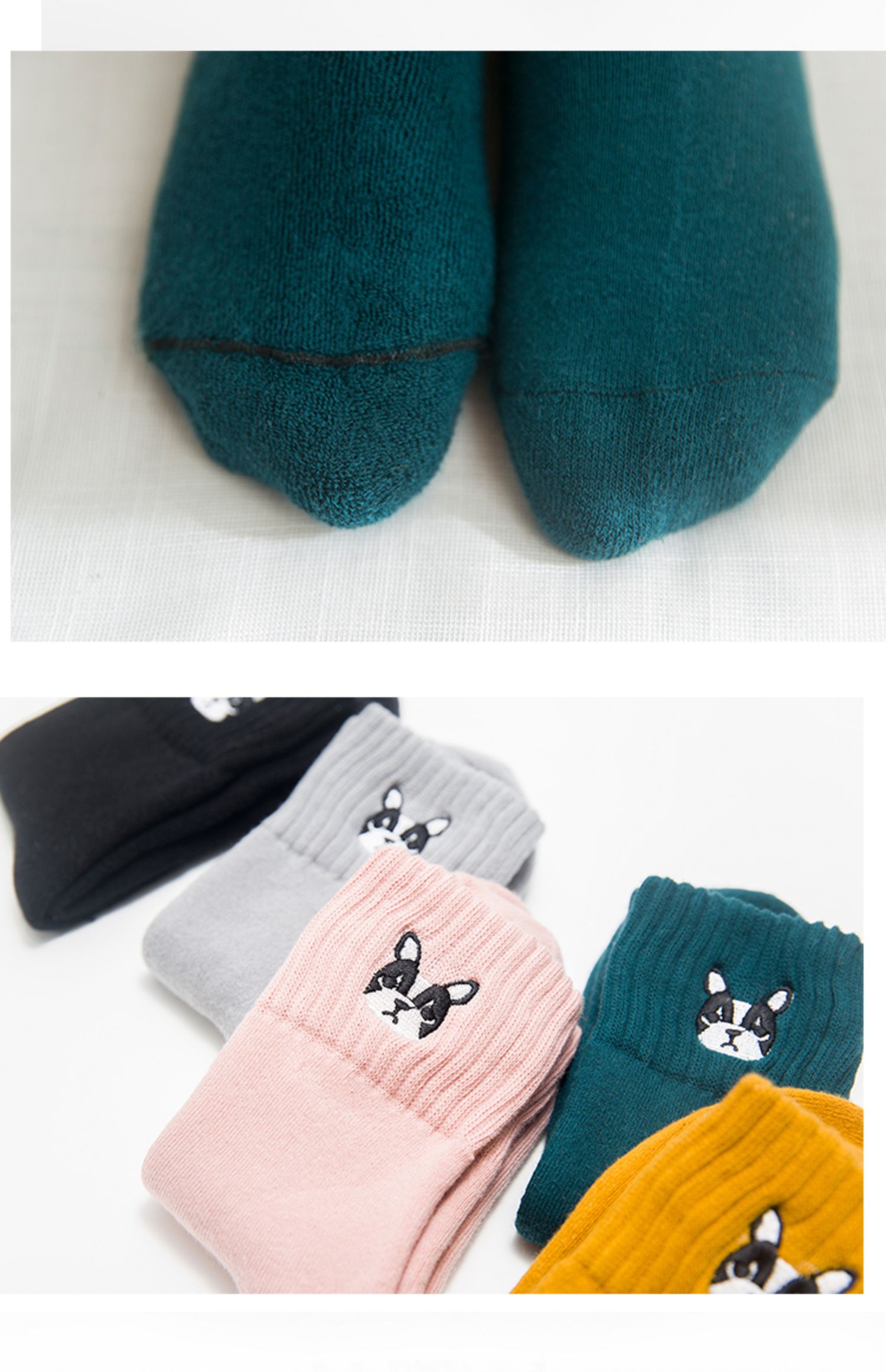 Vớ của phụ nữ vớ mùa đông cotton ấm áp cộng với vớ nhung Mùa đông mới dày của phụ nữ để giúp phụ nữ vớ khăn phía dưới - Bít tất nữ tất cổ cao hàn quốc