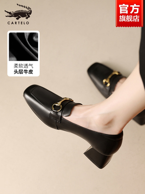 taobao agent Loafers, fleece high advanced footwear English style, 2023 collection, high-quality style, soft sole