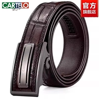 Crocodile Belly Classic Square-Brown