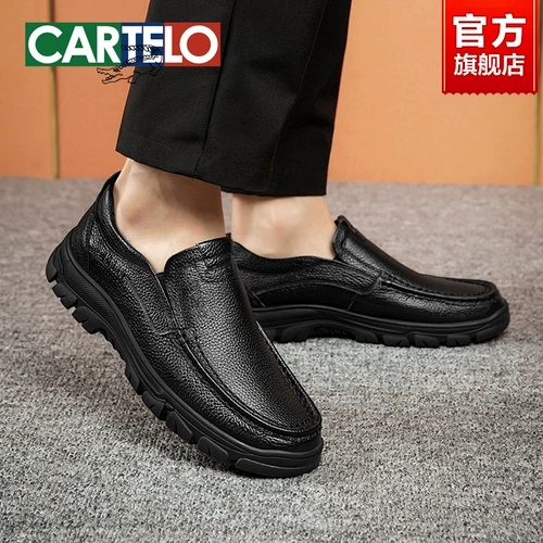 Мужские туфли Cardile из крокодиловой кожи, летние, без шнуровки, из натуральной кожи, дышащие, из воловьей кожи с первым слоем, в деловом стиле, кожаные туфли для мужчин