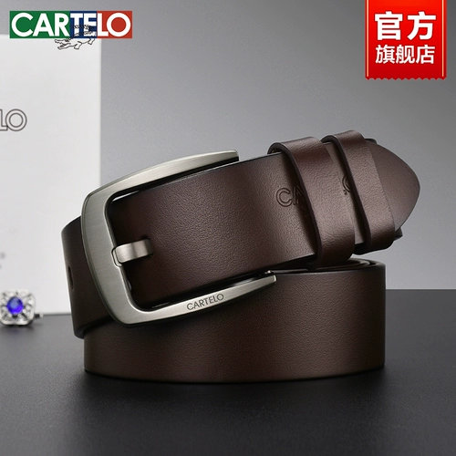 Ремень, трендовая пряжка для отдыха, кожаные штаны, крокодил, из натуральной кожи