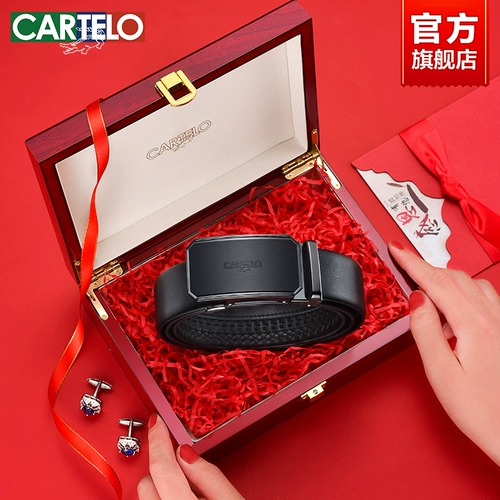 Высококлассный ремень, подарочная коробка, штаны, крокодил, из натуральной кожи, подарок на день рождения