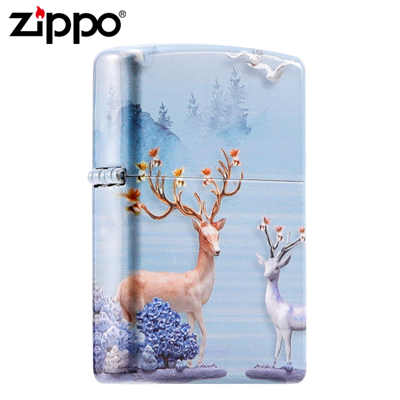 Genuine zippo lighter original color printing Yilu has your limited edition personality creative male gift tide