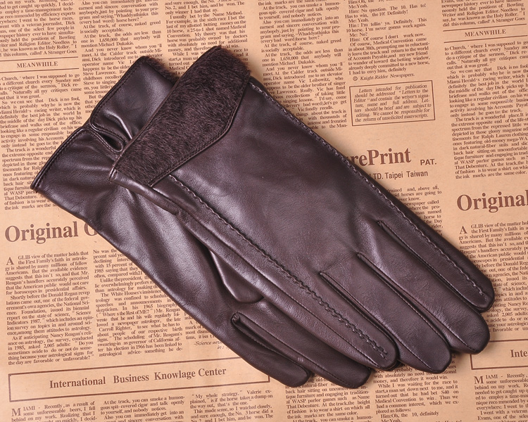 Gants pour homme WARMEN en peau de mouton - Ref 2782662 Image 20