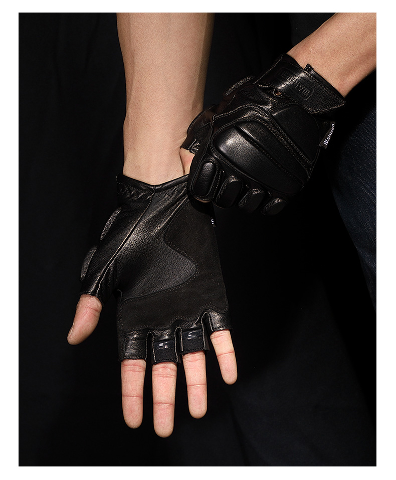 Gants pour homme WARMEN en peau de mouton - Ref 2782663 Image 10