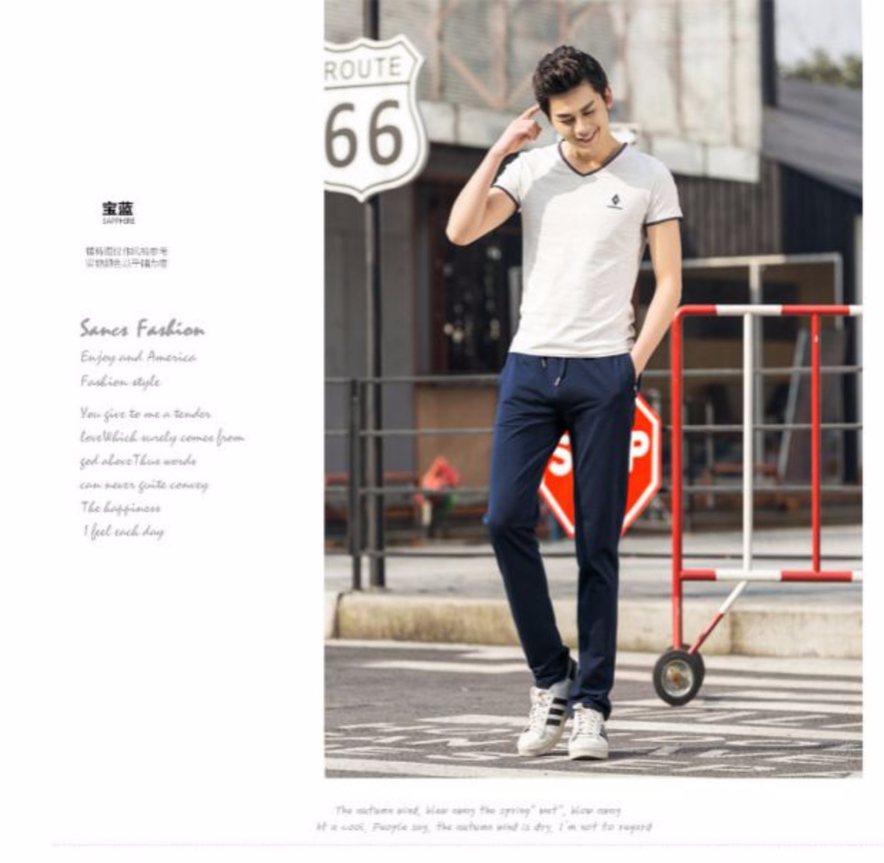 Kéo dài quần nam Chân dài Quần bảo vệ cao Quần thể thao thông thường Quần cotton nam mùa thu thẳng dài 120cm quần jean nam đẹp