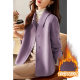 High-end and super good-looking short European women's woolen jacket 2023 autumn and winter new age-reducing fashionable temperament top