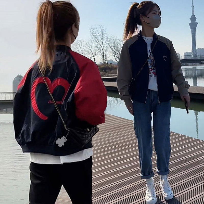 Plus-Size Casual Sports Baseball Jacket Short Coat Spring 2026 New Style Large Size Age-Reducing Stylish Jacket European Style Top