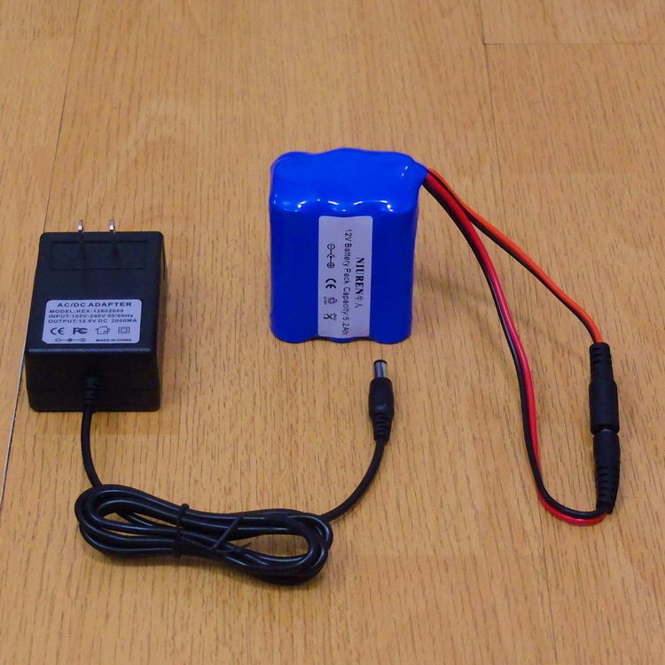 12V5 2Ah lithium battery high-quality 18650 battery backup multi-purpose power supply outdoor portable rechargeable battery pack