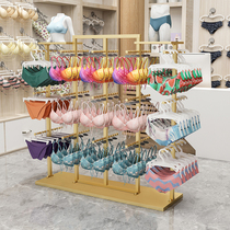 Mall Shop Floor Underwear Bra Shelf Bifacial Positive Hanging Male And Female Briefs Shorts Middle Island Show Shelf Display Shelf