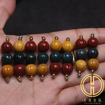 Alxa agate traffic light brushed passion seed top waist beads beads Diamond Star Moon Moon Bodhi hand string long string