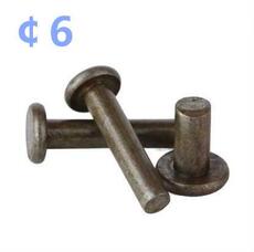 Заклепки с плоской головкой 铁敲击109平头实心铆钉￠4/5/6*8/10/12/16/18/20/25/30/35/40/50