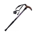 Cao cấp carbon hợp kim trekking ngoài trời cực T-type chống trượt cho người cao tuổi kính thiên văn nhẹ nạng leo núi gậy leo núi - Gậy / gậy gậy chống trượt có đèn pin cho người già Gậy / gậy