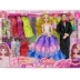 Shanmei Barbie Family Set Nam và Nữ Cặp đôi Bạn bè Công chúa Búp bê Trang trí đám cưới Đồ chơi cô gái - Búp bê / Phụ kiện