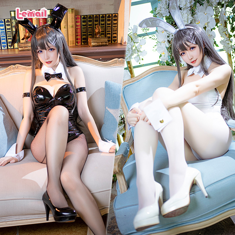 Youth pig head boy will not dream of bunny girl senior sister Sakurajima Mai anime cos clothing bunny suit