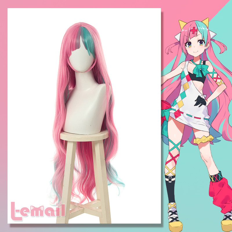 藍莓 Pph Pinky Pop Hepburn 桃色挑染pinky醬cos假髮