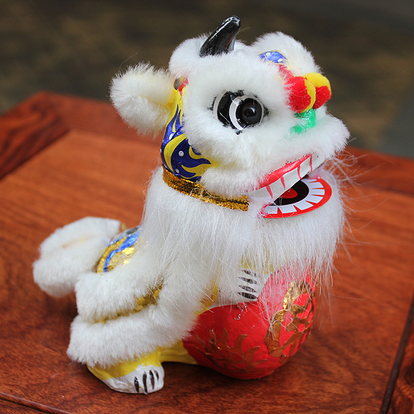 Folk Traditional Lion Dance Decorations China Wind Cute Stomps The Ball Lion Home Swing Accessories Original Craft Gift Hem Accessories Foreign Gifts