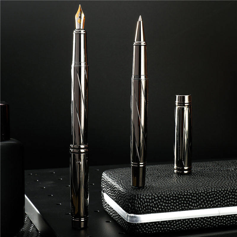 Pen gift gift men's high-end gift box for high school students and teachers special exchangeable ink bag heavy feel metal