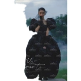 Черное модное свадебное платье подходит для фотосессий для влюбленных