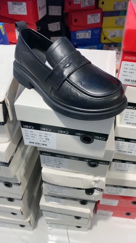 Sharkkaqi No-Fastener Genuine Leather Soft-Soled Slip-On Loafers 005-6