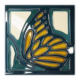 小火柴 Павлин синяя эмалевая кирпичная глазурь бабочка, кирпичная кирпичная кирпичная в стиле европейская кухня