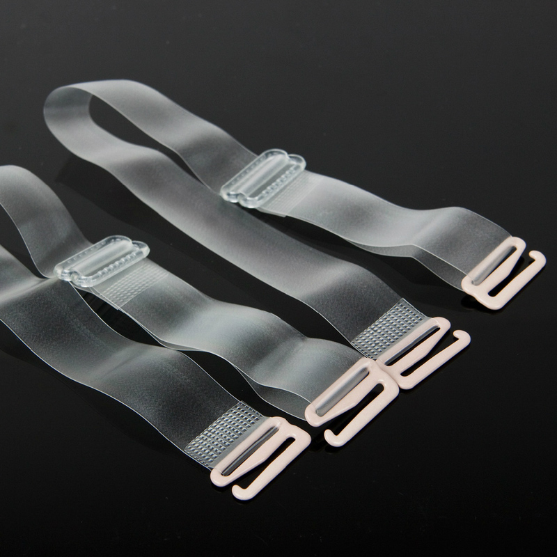Madi Bell Women Silicone Dây đeo vai vô hình Dây đeo áo ngực Vô hình với dây đeo trong suốt Dây đeo vai trong suốt dây áo lót hình bướm