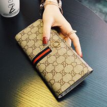  2021 new wallet female long niche design temperament simple thin large capacity card slot more than 20% change