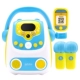 Blue Mobile/Code/Point Sing/Bluetooth Double Microphone Sping