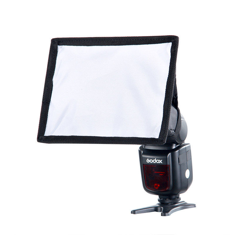 Set top soft box Flash lamp folded soft cover 15X17CM SLR camera cover is suitable for Sheng V860 second generation V1 set top lamp for general-purpose four - angle portable small boot lamp