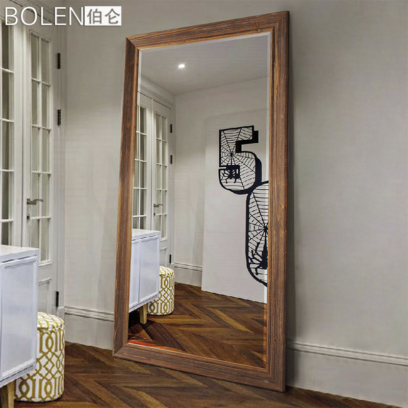 Bolen Full Body Mirror Full Body Floor Mirror Solid Wood Full Body