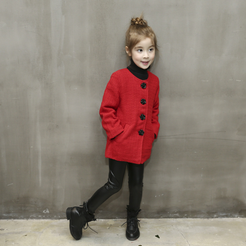 Manteau pour fille en laine - Ref 2161590 Image 24