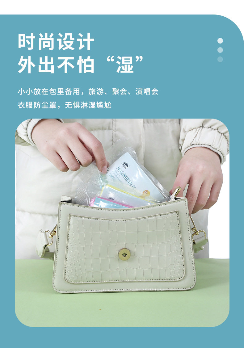 成都卡片雨衣真空压缩加厚20g成人户外旅游景区便携式一次性雨衣详情7