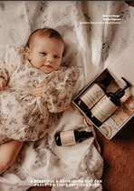 * Small forest * Australian bubba children baby baby organic shampoo bath moisturizing massage oil Three sets