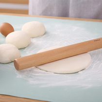 FaSoLa Beech rolling pin Baking tool Pressing stick Dumpling skin stick Noodle stick Noodle stick Noodle stick Size number
