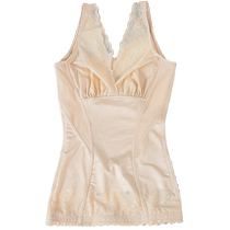 Thin waist-cinching tummy-shaping top vest body-shaping body-slimming garment seamless tummy-shrinking side-breast corset