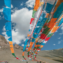 Tibetan Buddhist supplies extra large extended various sutras prayer flags five-color flags Yijia Jiangze Wangda Longda big promotion