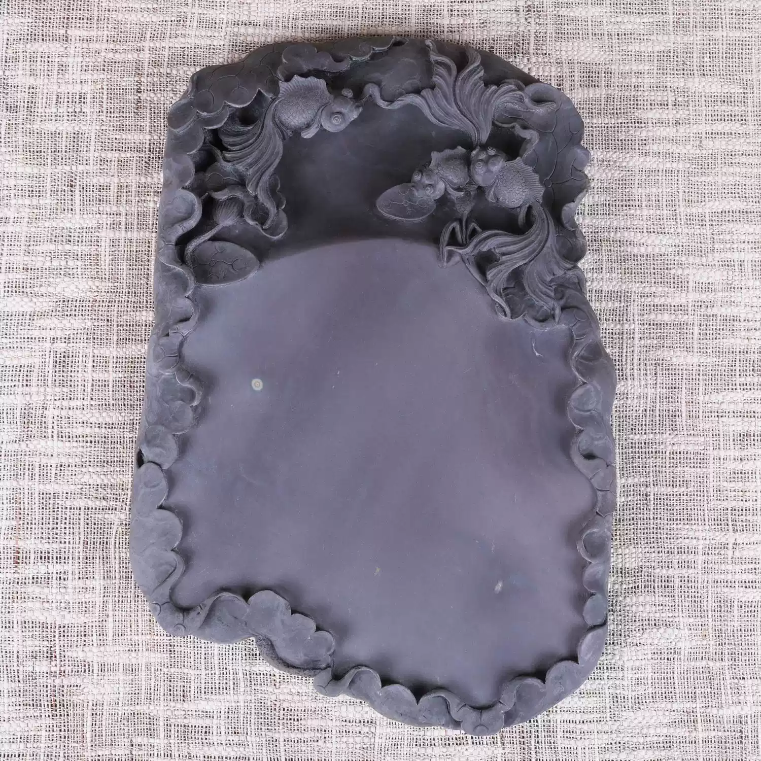 已出欣赏-80年代国营厂出品优质端砚坑仔岩砚台