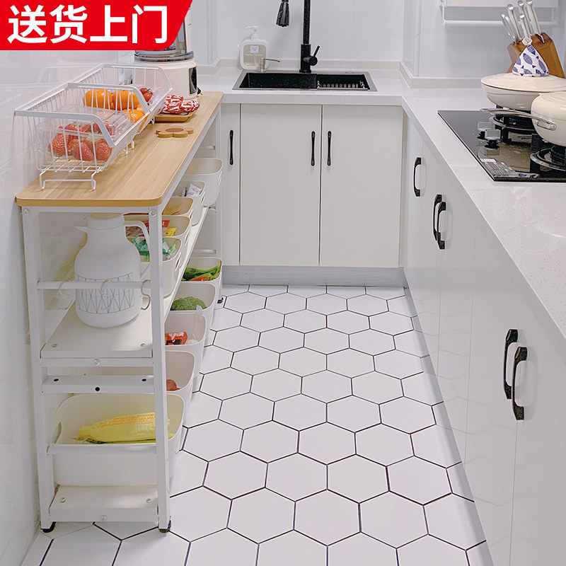 厨房桌子切菜桌微波炉置物架落地式烤箱收纳柜储物台柜子多层架子