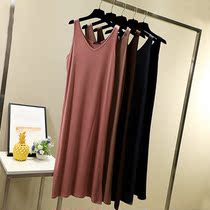 Pregnant women Spring tide Korean version of Hot Mom personality dress fashion sexy Net red 2021 new summer suspenders skirt