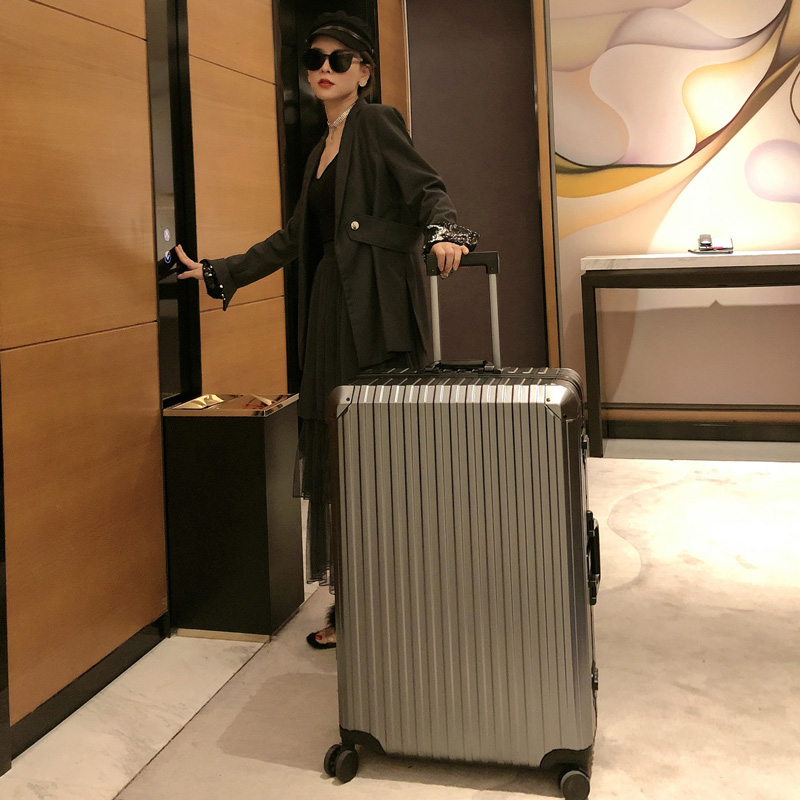 Kingdase Japan all-aluminum magnesium alloy suitcase universal wheel trolley case male 20 inch 24 password suitcase female
